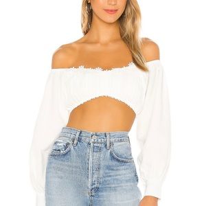 Superdown Tamsyn Crop Top: Xsmall